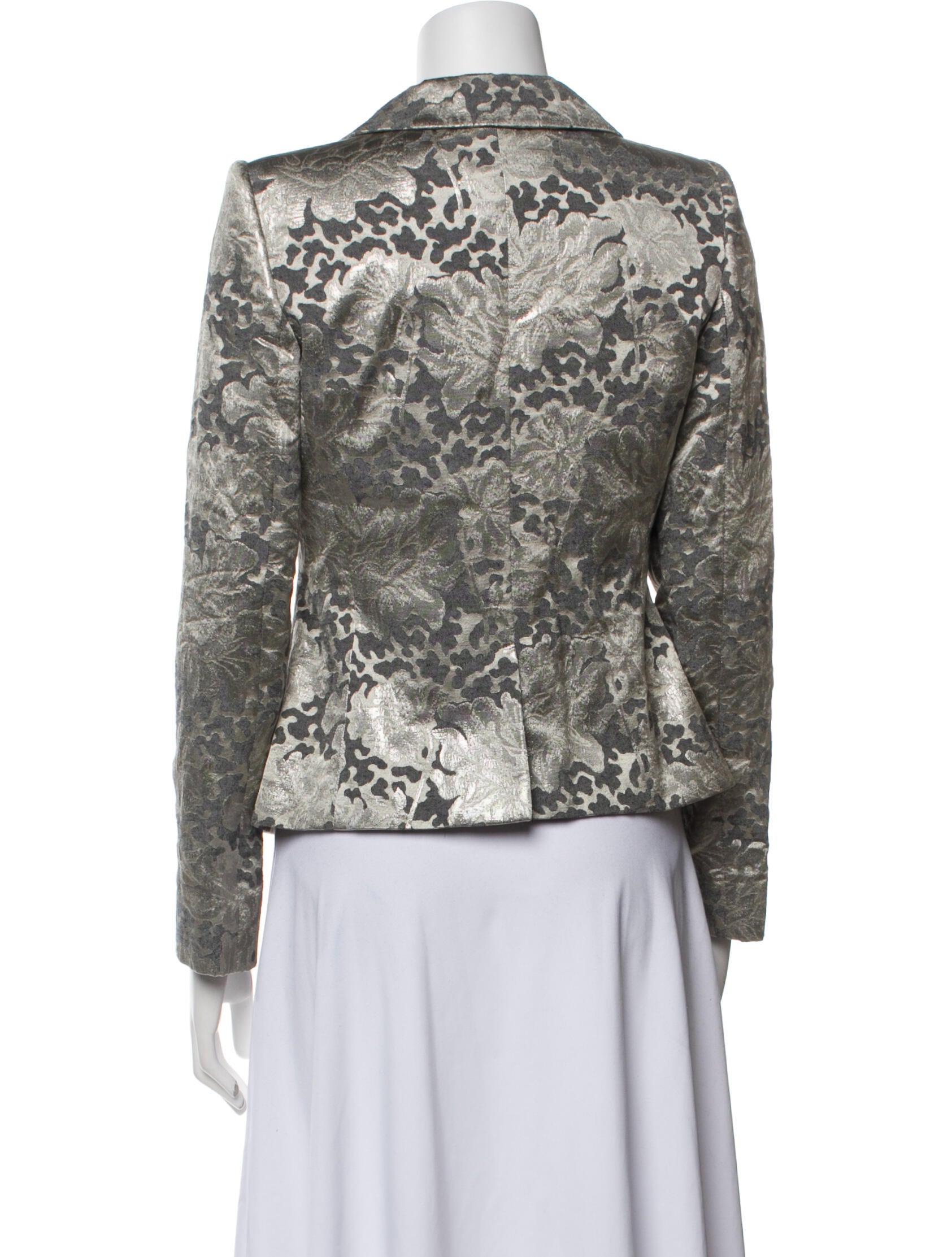 Armani Collezioni Floral Print Evening Jacket